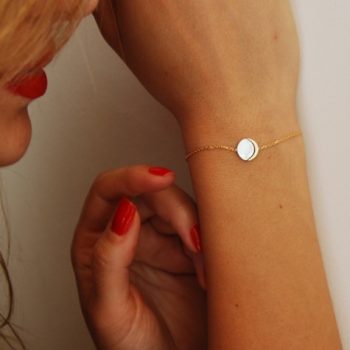 sun and moon bracelet for her