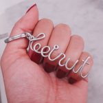 Beirut Silver Keychain